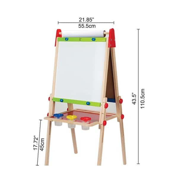 Hape All-in-One Kid's Wooden Double-Sided Easel