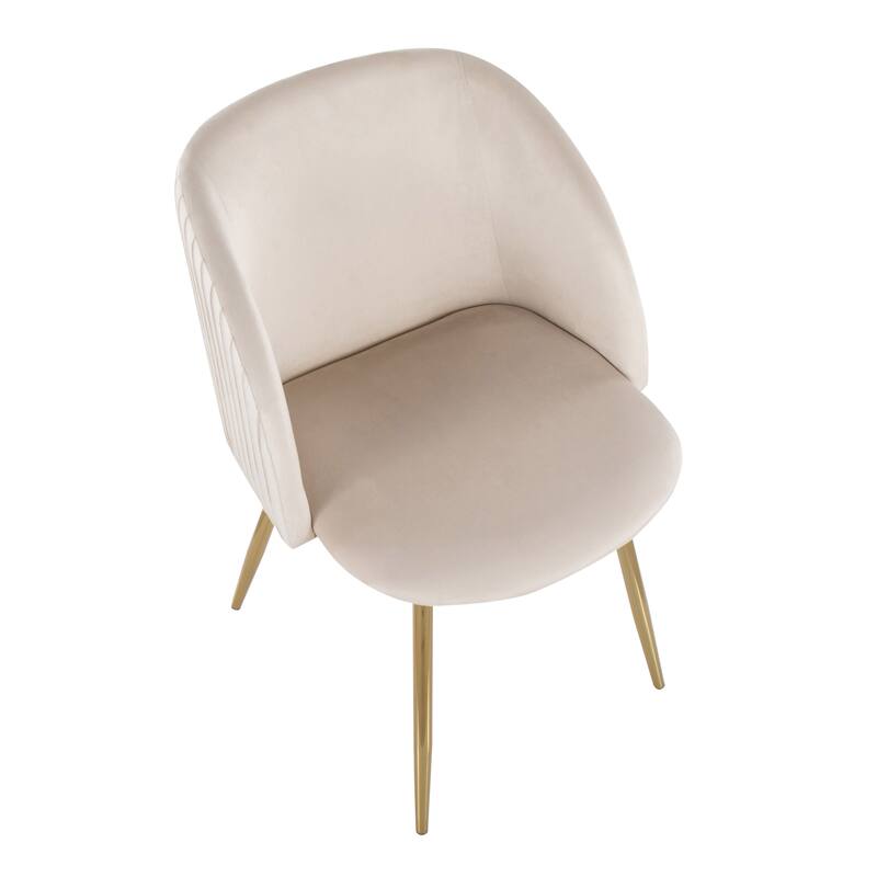 Silver Orchid Harding Pleated Chair - Set of 2