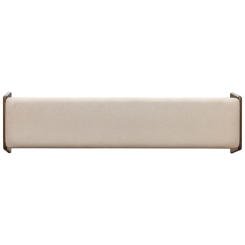 Maya Upholstered Solid Wood Bench