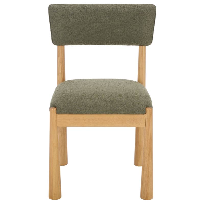 SAFAVIEH Home Koki Dining Chair - 21"W x 21"D x 34"H - Natural/Green