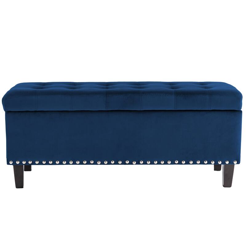 41.3" Vevlet Ottoman with Storage End of Bed Bench for Living Room