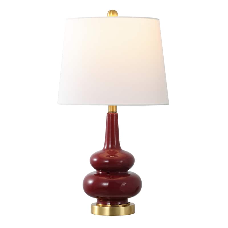 SAFAVIEH Evie 23-inch Ceramic Table Lamp (LED Bulb Included) - 13"W x 13"D x 23"H
