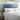 SAFAVIEH Dane Denim Blue/ White Piping Upholstered Headboard (Queen)