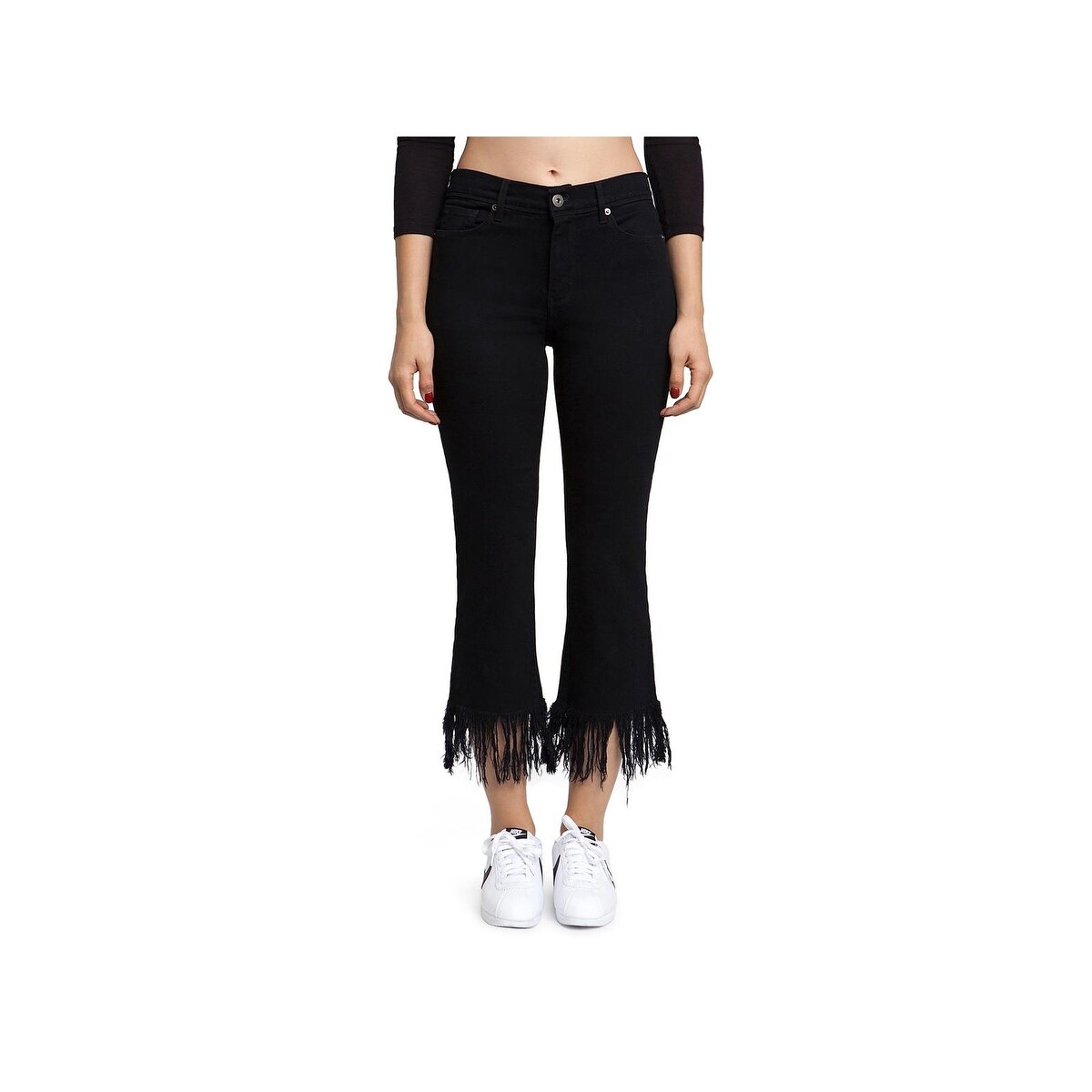 womens fringe jeans