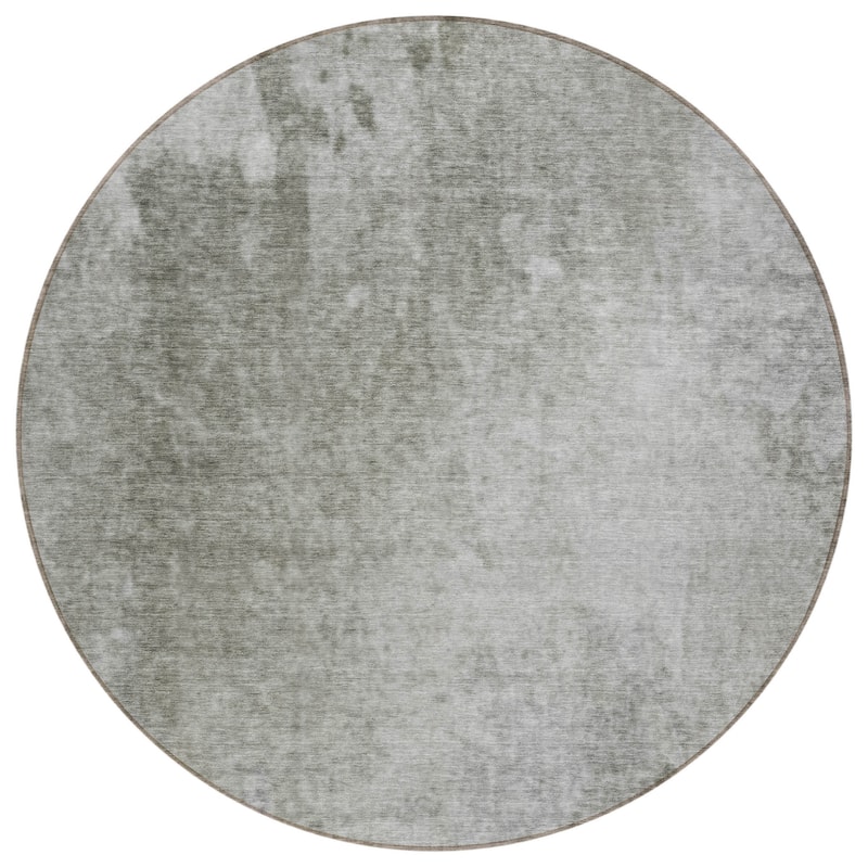 Alx Contemporary Abstract Weather Resistant Blended Style Outdoor Rug