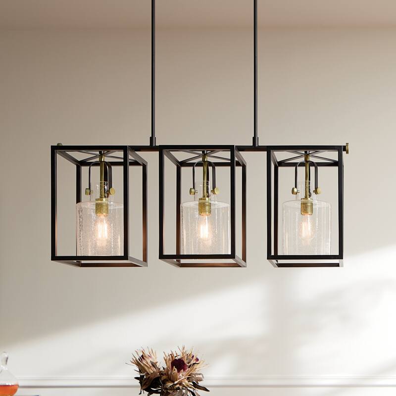 Kichler Lighting Kitner 3-Light Chandelier Natural Brass
