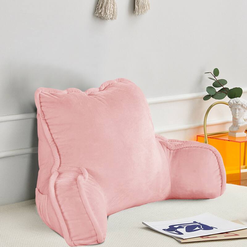 Super soft Lounger Need Assembly Bedrest Reading Pillow - Rose Quartz