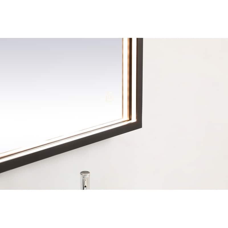 Indigo Home 30x30 inch LED mirror with adjustable color temperature