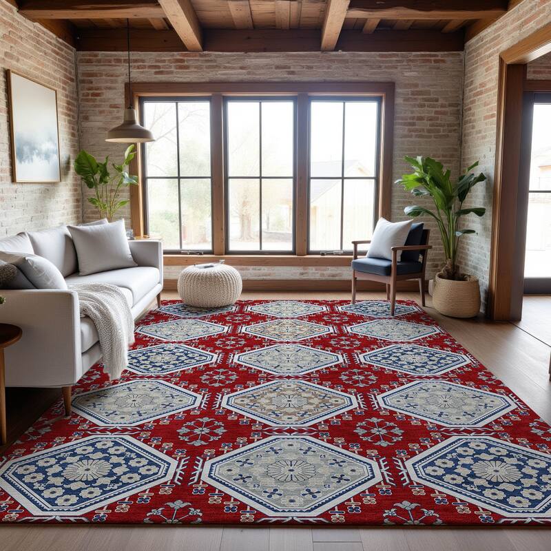 Premium Washable Super Soft Global Modern Mayfield Rug