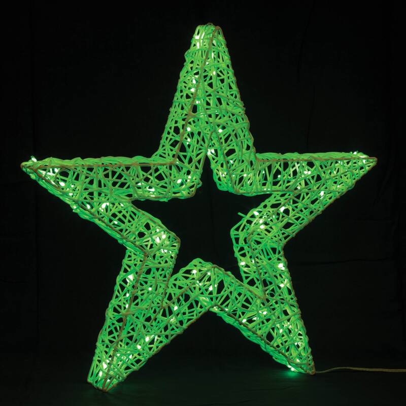 LED Lighted Star Christmas Decoration - 24"