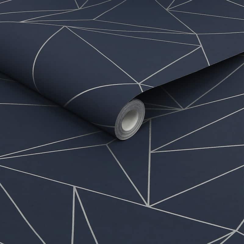 NEXT Scatter Geo Navy Wallpaper
