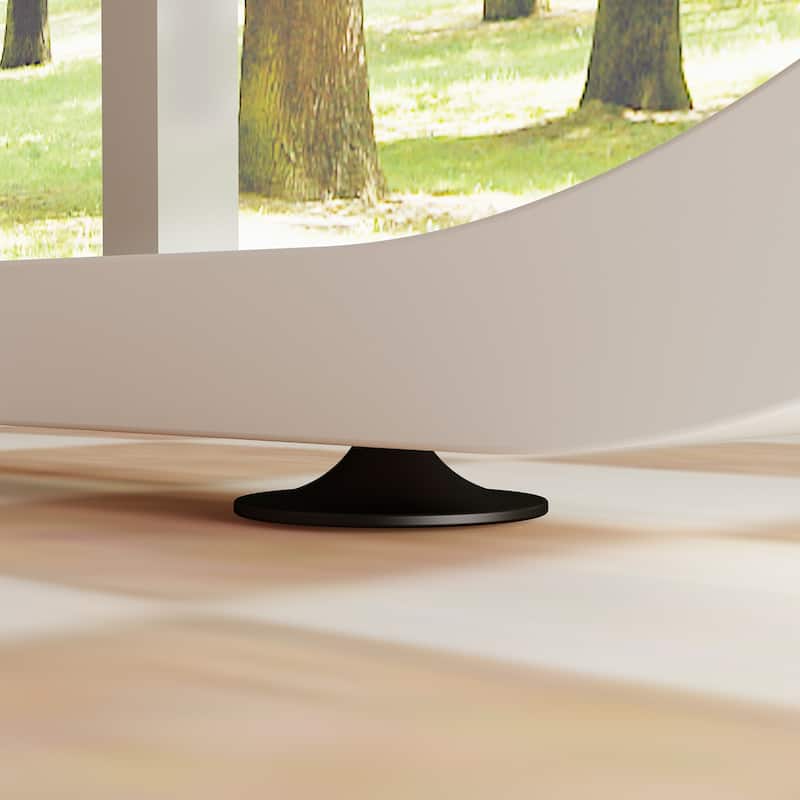 55-inch Timechee L-shaped Storage Computer Desk