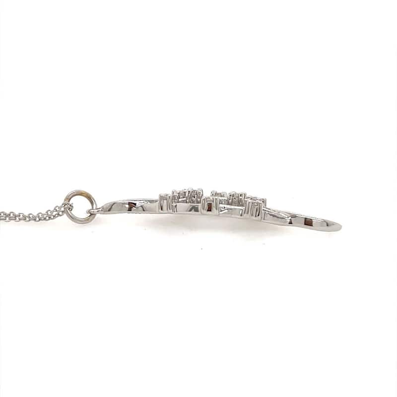 Kabella Diamond Leaf Pendant