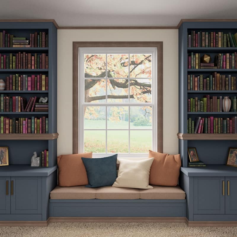 WM86 9/16-in D x 1-5/8-in W x 96-in L Americraft Solid Hardwood Stain Grade Cove Moulding