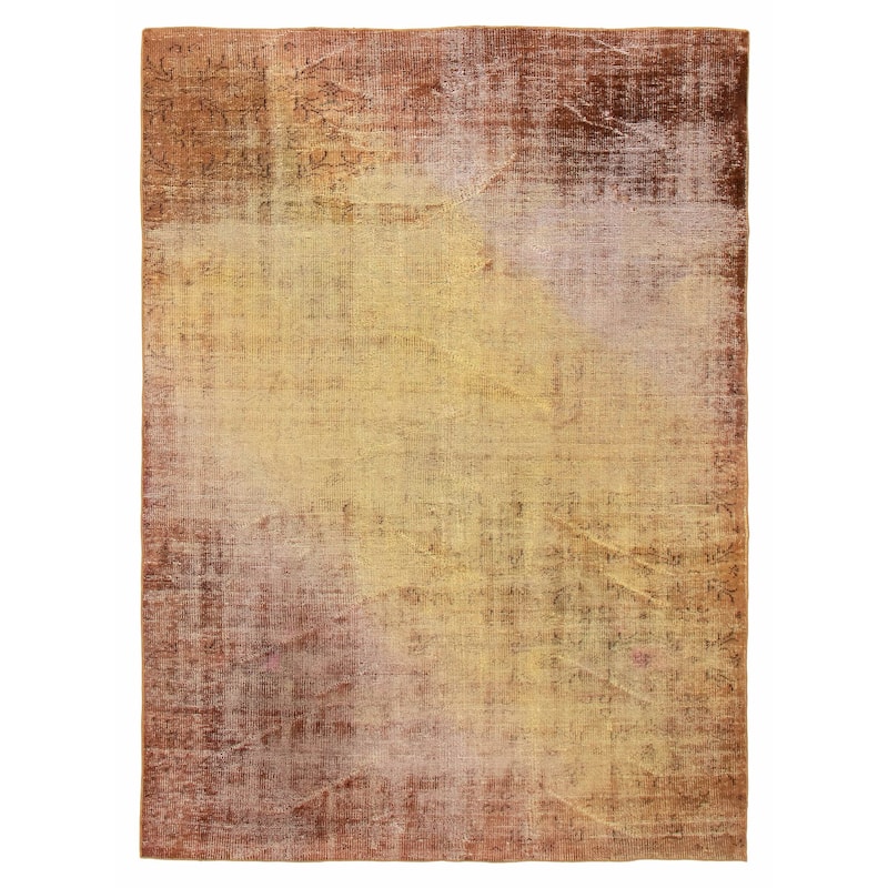 ECARPETGALLERY Hand-knotted Color Transition Brown Wool Rug - 5'10 x 8'0 - Brown - 5'10 x 8'0