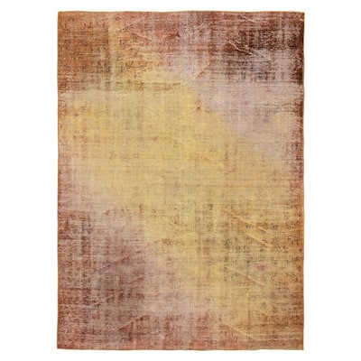 ECARPETGALLERY Hand-knotted Color Transition Brown Wool Rug - 5'10 x 8'0