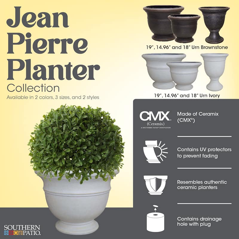 Southern Patio Jean Pierre Urn Planter