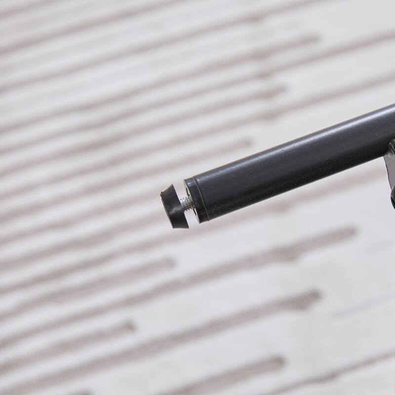 Anmytek 30.7" Storage Bench with Metal Frame Living Room and Entryway Seating with Shelf