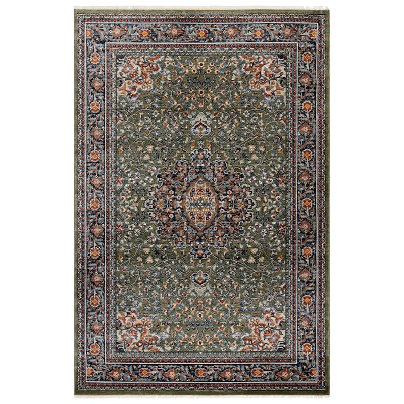 SAFAVIEH Lauren Ralph Lauren Kitza Transitional Rug - 4' x 6' - Green/Navy
