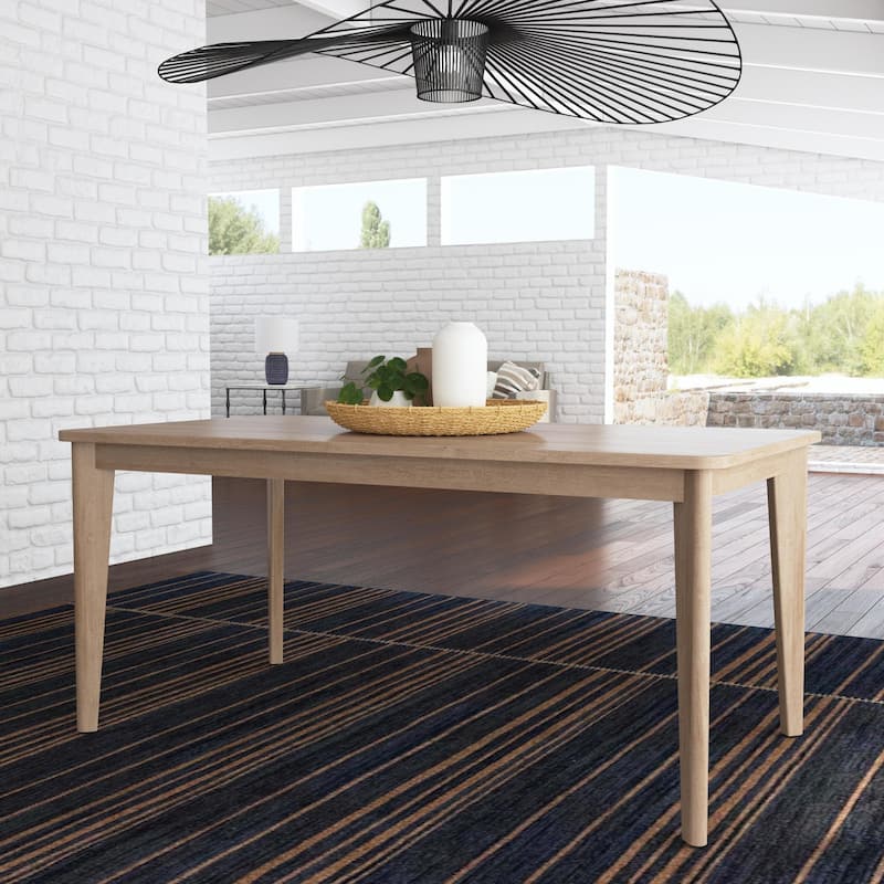 Brentwood Brown Wood Rectangle Dining Table - 66" x 30" x 36"