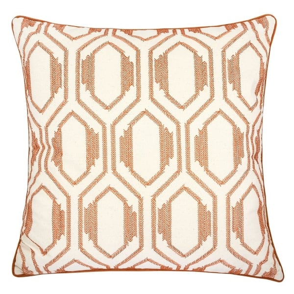Homey Cozy Embroidery Cotton Throw Pillow Cover Insert Set Of 2 Overstock 32191604