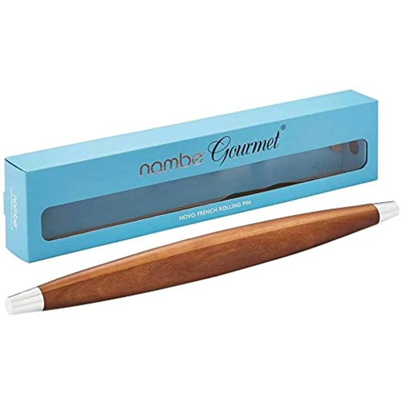 Nambe Novo French Rolling Pin - 4.75" 21" x 2.3"