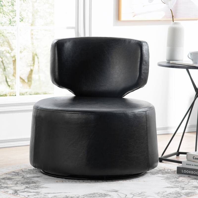 Upholstered Modern 29" Wide Swivel Chair