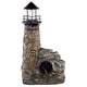 preview thumbnail 6 of 6, Design Toscano Seaside Lighthouse LED Illuminated Cascading Garden Fountain