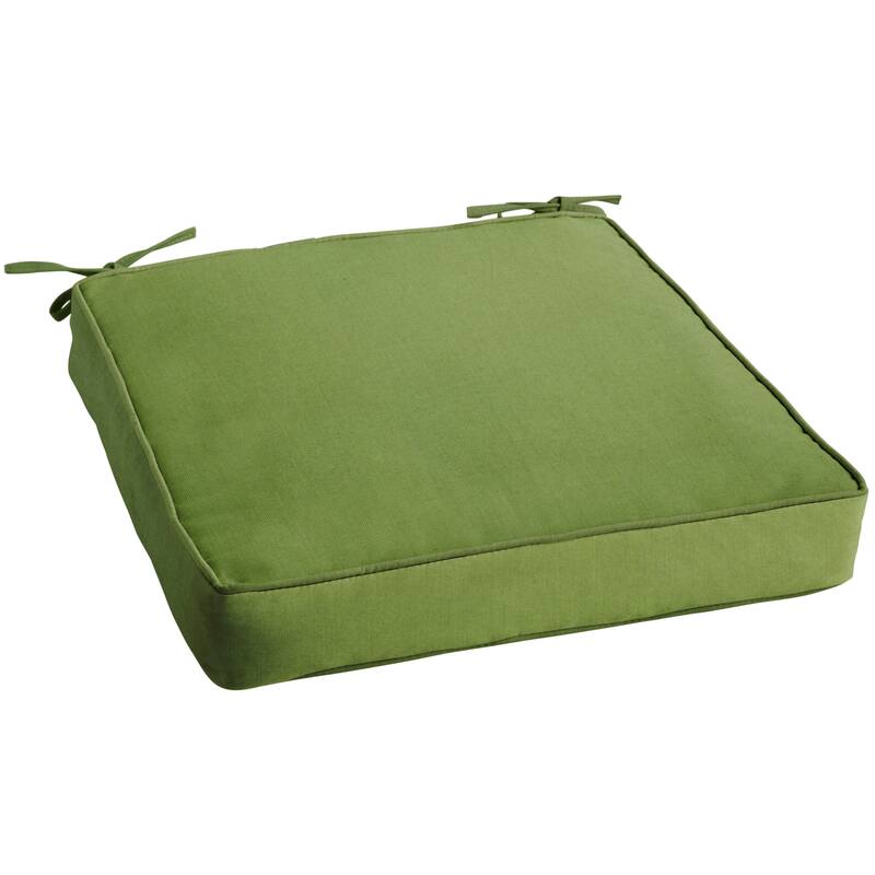 Sunbrella Indoor/Outdoor Deep Seating Chair Cushion - 22.5 in x 22.5 in - Spectrum Cilantro