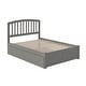 preview thumbnail 39 of 48, Richmond Full Solid Wood Platform Bed with Footboard & Full Trundle
