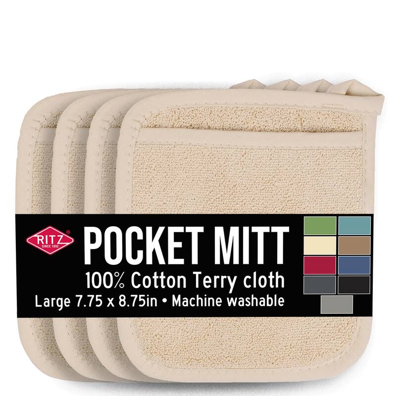 Ritz 4-Pack Terry Pocket Mitt Set