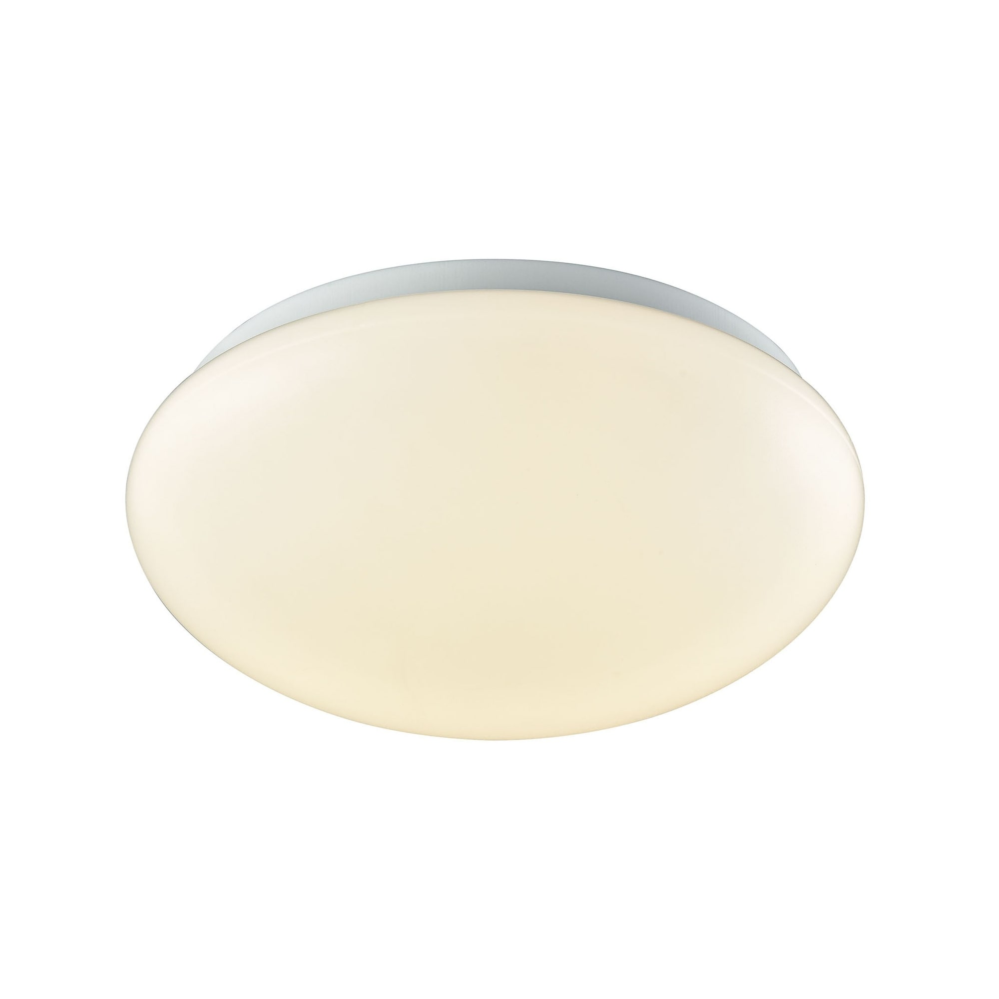 LED Lighted Flush Mount Ceiling Light Fixture - 10" - White