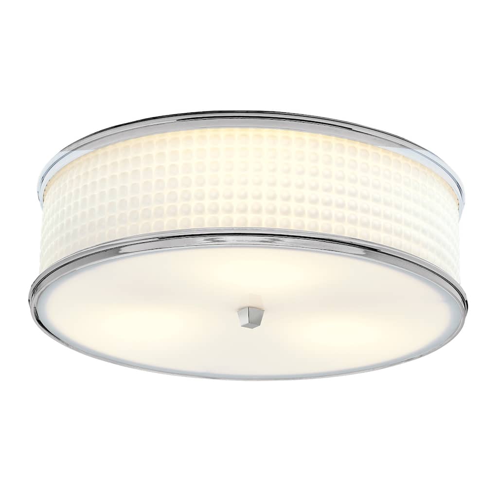 Elk Home Prism Flush Mount Light - Satin Brass