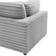 preview thumbnail 5 of 4, Josephine Corner Wedge Accent Chair in Wide Plush Cord-Like Fabric by Greyson Living