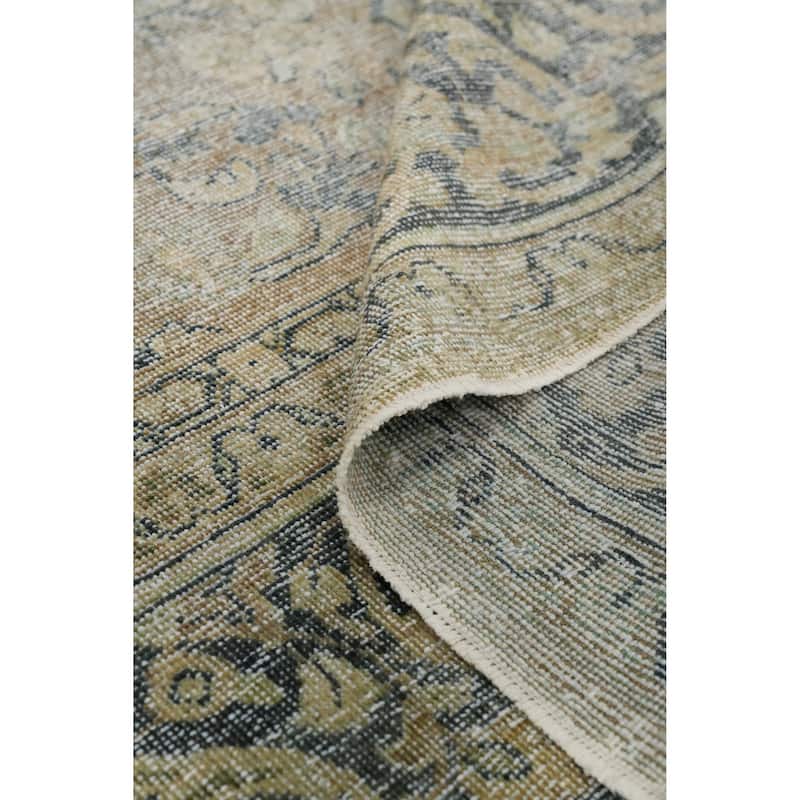 Hand Knotted Oriental 100% Wool Carpet Traditional Floral Multi-Colored Mahal Area Rug - 11' 10'' X 8' 1''