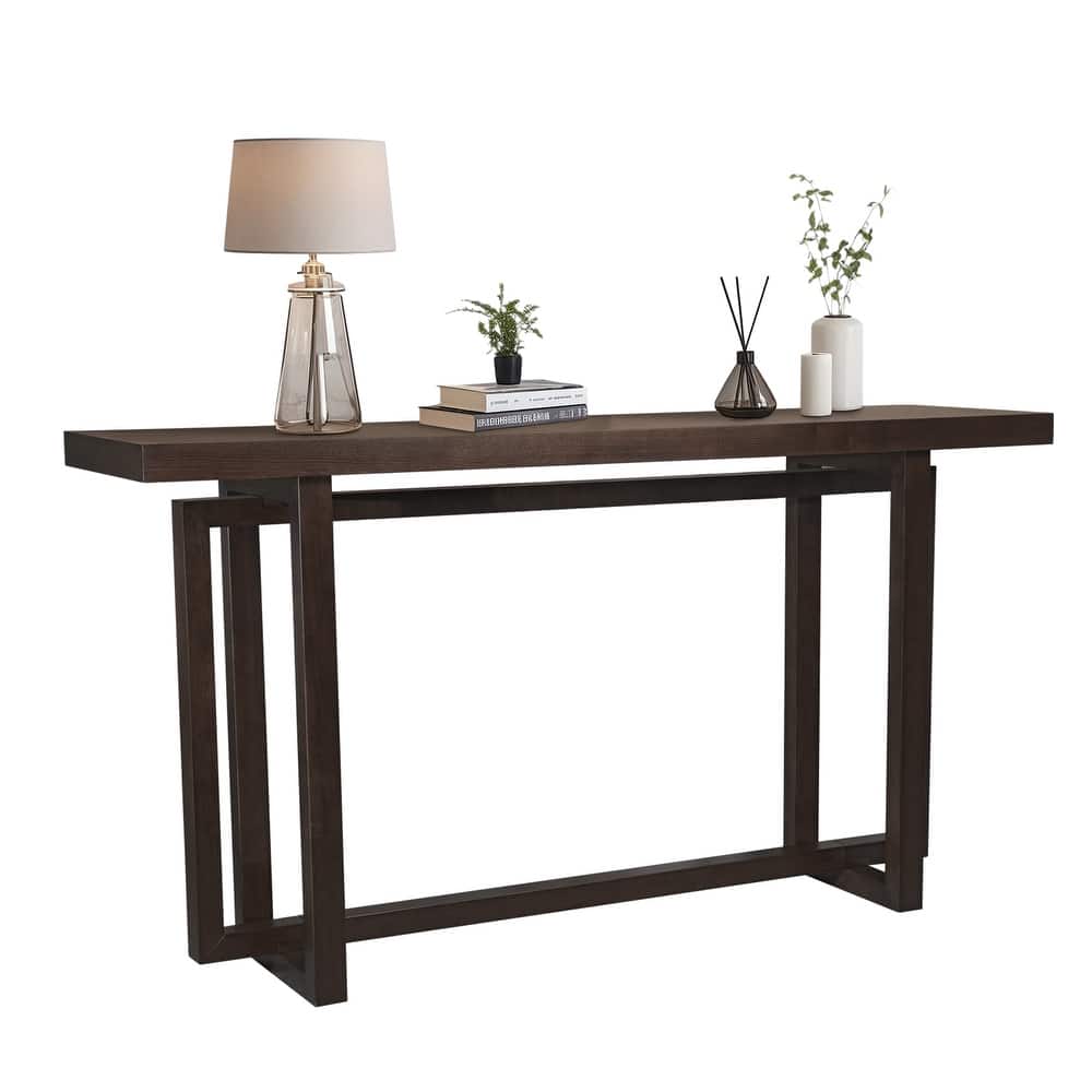 Narrow Console Table Sofa Table, Hallway Entryway Table Accent Table, Side Table with Space-Saving Design