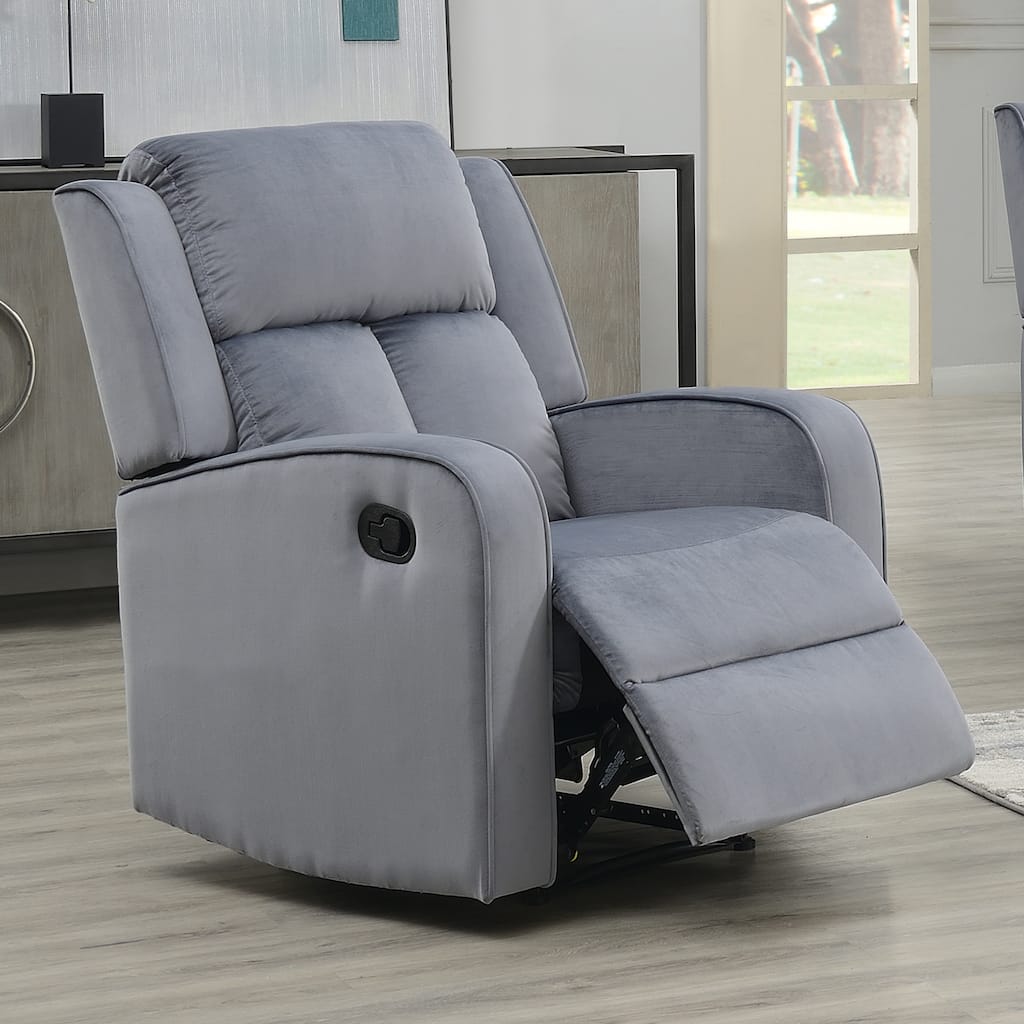 Dale Grey Fabric Upholstered Reclining Chair
