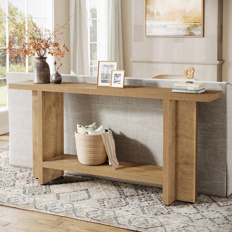 59-inch Farmhouse Entryway/Console Table