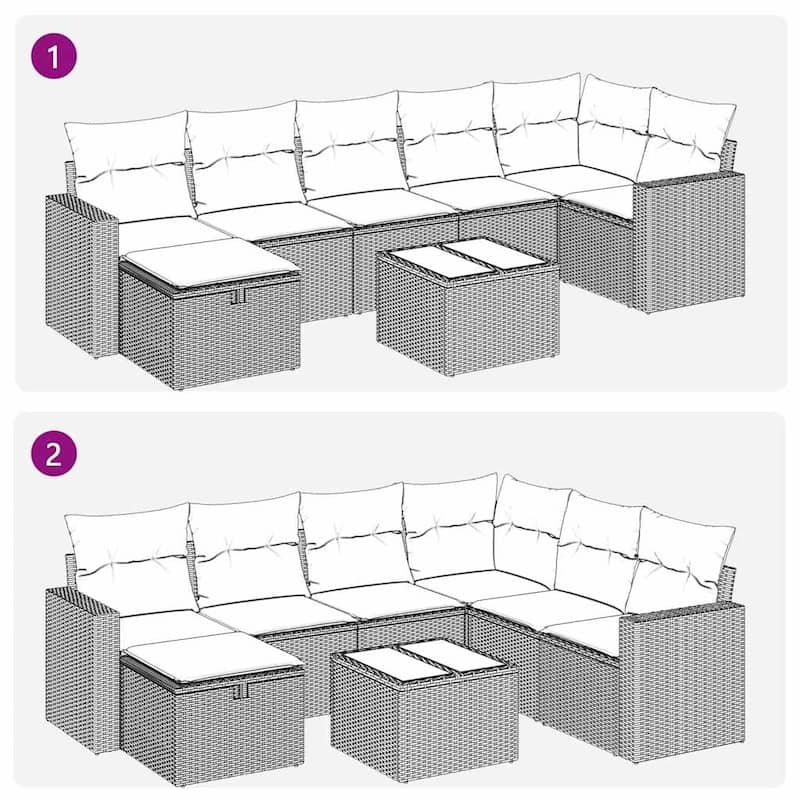 vidaXL Garden Sofa Set