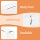 preview thumbnail 18 of 18, Kids Wooden Toy Box Storage With Safety Hinged Lid - 31.5”L x 13”W x 16.7”H