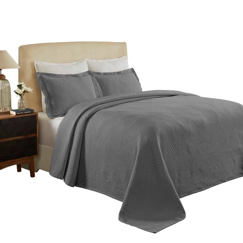 Superior Cascade Cotton Decorative Bedspread Set