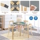 preview thumbnail 20 of 28, Gymax 5-Piece Kids Wooden Curved Back Activity Table & Chair Set w/Toy
