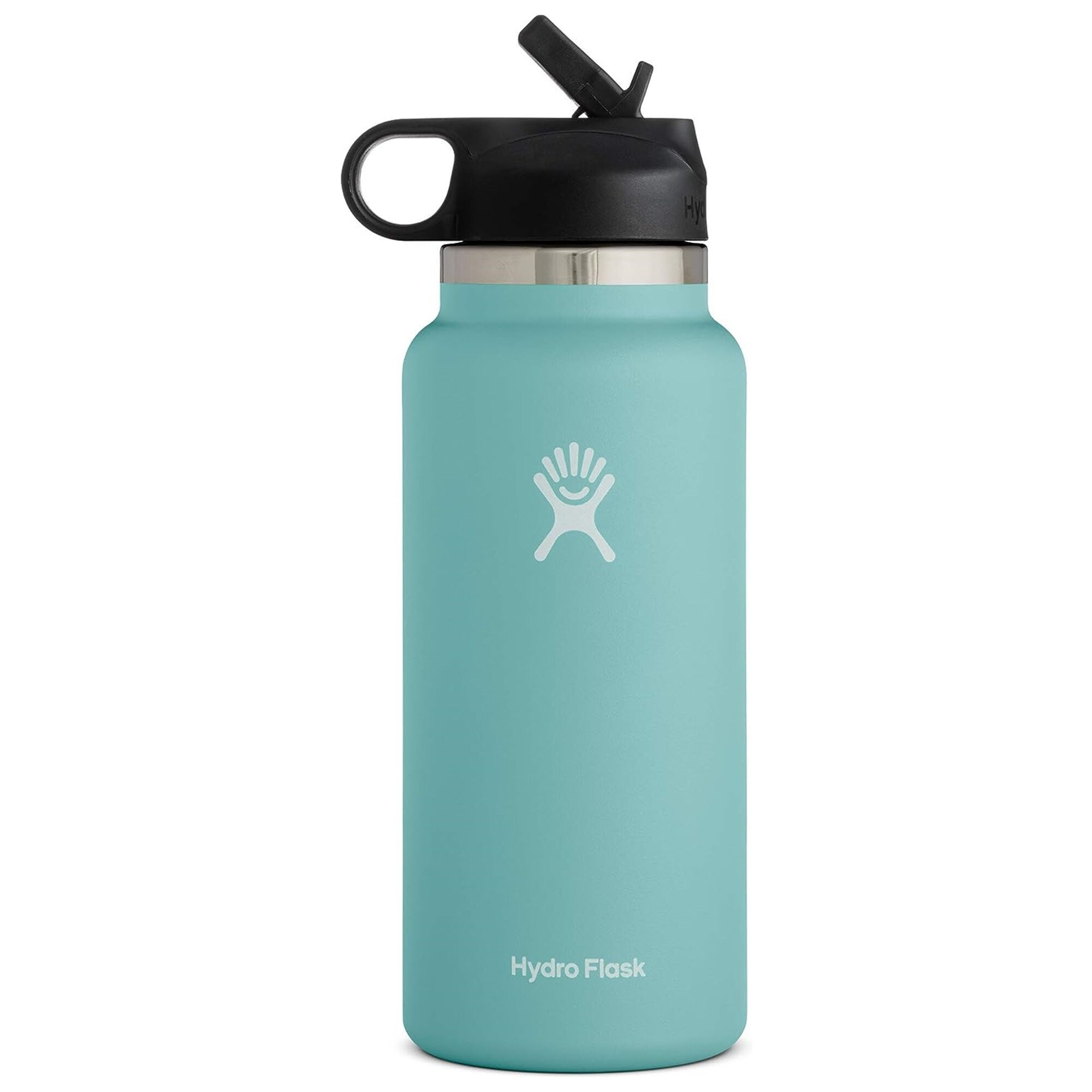 Hydro Flask 2.0 Stainless Steel Wide Mouth Water Bottle with Straw