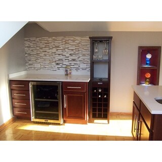 Shop GlideRite 12-inch Stainless Steel Finish Cabinet Bar ...