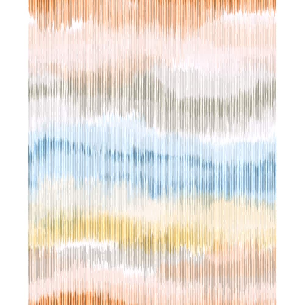 Luxe Haven Ikat Waves Peel and Stick Wallpaper