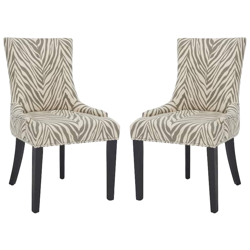 SAFAVIEH Lester Dining Chair (Set of 2) - 24"W x 25"D x 39"H