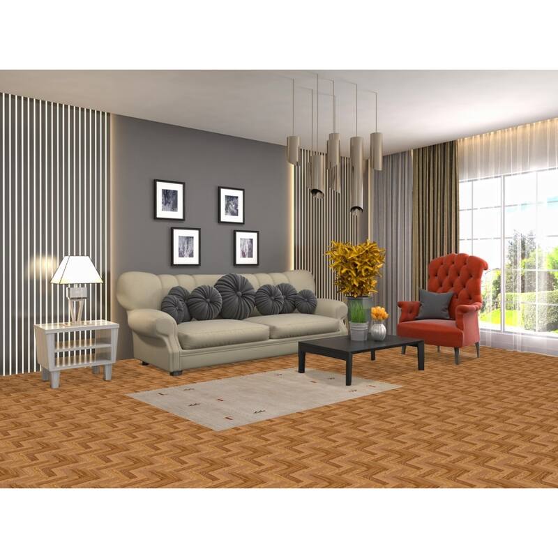 Little Animals Gabbeh Indian Foyer Rug Handmade Wool Carpet - 3'2" x 4'9"