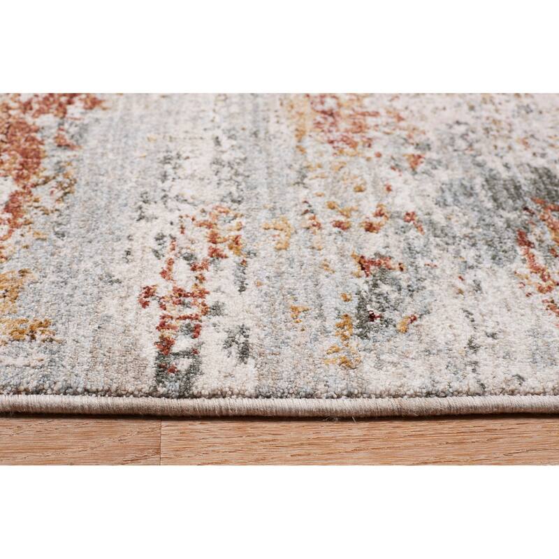 Terra by Obeetee Impressions Landscape Multi Rug