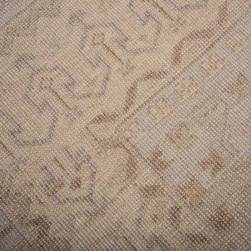 Alora Decor Traditional Hand-knotted Bordered Beige Rug