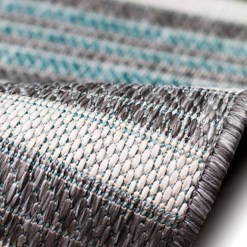 Liora Manne Malibu Faded Stripe Indoor/Outdoor Rug